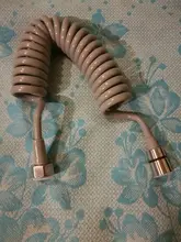 Boquilla de ducha de resorte, manguera rociadora, manguera suave, tubo telescópico Flexible, tubo rociador de bidé para inodoro 2M 3M 5M 8M