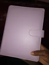 Carpeta de archivos recargable para Notebook, funda para Bloc de notas, carpeta de cuero, suministros de oficina, novedad