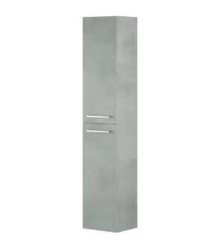 

Column suspended for 2 doors cement.