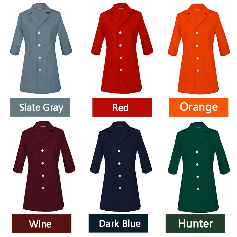 Women's 3/4 Sleeve Lab Coat