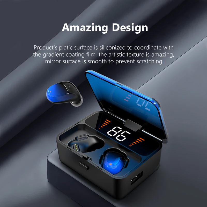 Padear ES НОВЫЕ наушники для bluetooth-гарнитуры беспроводные наушники отпечатков пальцев сенсорные Bluetooth наушники бас для Iphone Xiaomi Android