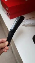 Cuernos de zapatos profesionales de 1-2 uds. De 16cm, calzador tipo cuchara de plástico negro, levantador de zapatos, Slips robustos y flexibles de 10cm