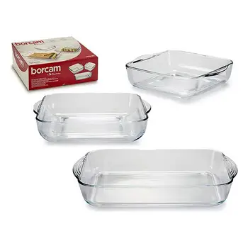 

Set of Oven Dishes Paşabahçe (3 Pieces) (29,5 x 14,5 x 43 cm)