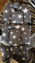 Almohadilla de algodón con estampado para cochecito de bebé, asiento de coche, silla con ruedas, colchón, funda de almohada, carro infantil, cojín grueso y cálido
