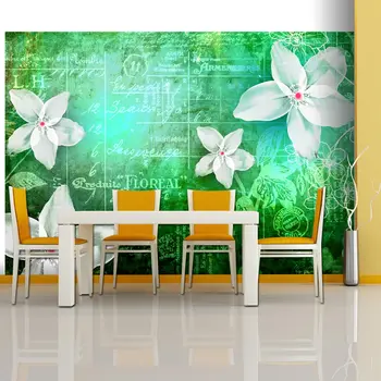 

Wall mural-Floral notes III - 100x70 cm