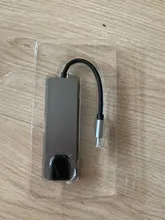 Multi USB 3.0 hub type C adapter to HDMI Gigabit Ethernet Rj45 Lan for Macbook Pro Air