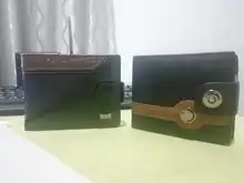 Small Wallet Clutch-Money-Bag Coin-Pocket Men Purse Vintage Baellerry Leather Card-Holder