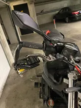 Mirrors Scooter Motorcycle-Handlebar Universal Rear-View Yamaha Ktm Anti-Glare Suzuki