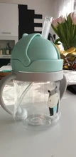 Taza De alimentación De bebé De 350ml con pajita para niños, nueva Taza De entrenamiento con pajita para aprender a beber