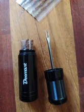 Deemount-Herramienta de reparación de neumáticos sin cámara para bicicleta, perforadora de neumáticos para pegamento, reparación gratuita opcional, rayas de goma