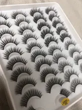 Pestañas postizas de visón 3D, extensiones de pestañas postizas de visón Natural, volumen espectacular, herramientas de maquillaje al por mayor, 10/20 pares