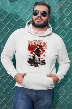 

Angemiel Wear Thunder White Men 'S Hooded Sweatshirt