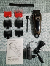 Hair-Clipper Trimmers Barber Lcd-Display-Machine Professional Electric Kemei Men 