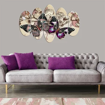 

Butterfly Themed 5 Piece Mdf Table
