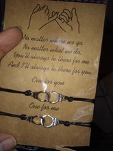 2 unids/set corazón Árbol de la vida encanto pulseras uno para ti, uno para mí cadena negra trenzado pulsera de pareja para hombres mujeres Tarjeta de deseos