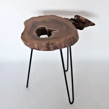 

Natural Wood Walnut Coffee Table