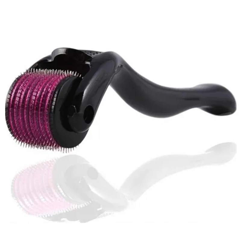 Rodillos dermatológicos con microagujas de titanio, ayuda a que el cabello o la barba recrezcan, suaviza las cicatrices del acné, 540 - Productos para el cabello