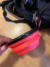 Taza plegable de viaje para alimentación de agua, contenedor portátil de comida para cachorros, para perros y gatos, bandeja de alimentación, 350ML