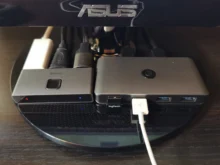 Switch-Box Monitor Usb Kvm Rocketek Sharing Keyboard-Mouse-Printer 2-Cables 2-Port 