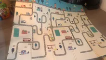 Estera de juego infantil brillante para bebés, 200cm x 180cm x 1cm, almohadilla plegable para gatear, XPE, para el hogar, exteriores, juego de rompecabezas impermeable