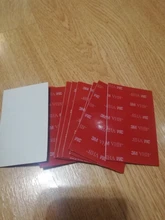 Cinta adhesiva de doble cara sin costuras para pared, Espuma adhesiva de doble cara, 84x53x1,15mm, 10 Uds.