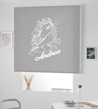 

Blind Iroa customizable Child/Unicorn Andrea! ROLLER BLINDS TRANSLUCENT! (GRAY 100X175)