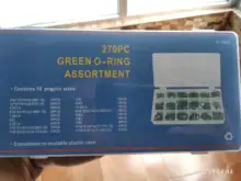 Anillos de goma de silicona de anillo O junta NBR VMQ FKM sellado O anillos arandela de nitrilo de oring conjunto Kit de surtido de conjunto de caja de anillo