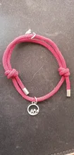Uds \ Set de acero inoxidable pulsera de pareja un par de imán mano hombres y mujeres regalo amistad encantos cuerda joyería