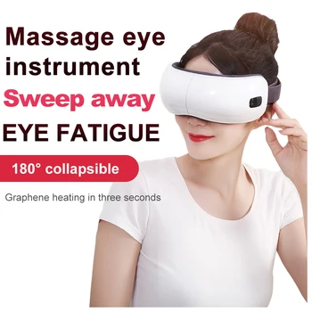 

Rechargeable Eye Therapy Massager Electric Eye Massage SPA Air Pressure Heating Eye Fatigue Relieve Eye Care Mask