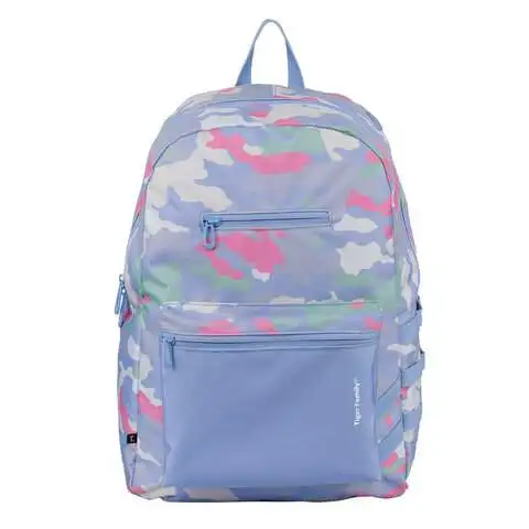 Рюкзак TIGER FAMILY молодежный Muse сити формат &quotDesire" голубой камуфляж 45х29х14 см 228964