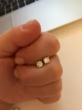 Pendientes redondos de circonia cúbica con diamante de imitación para mujer y niña, aretes de Plata de Ley 925, joyas coreanas, joyería 2021