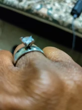 Anillo de compromiso de boda para hombre y mujer, sortija grande de acero de titanio y circón, oro de compromiso, regalo de San Valentín