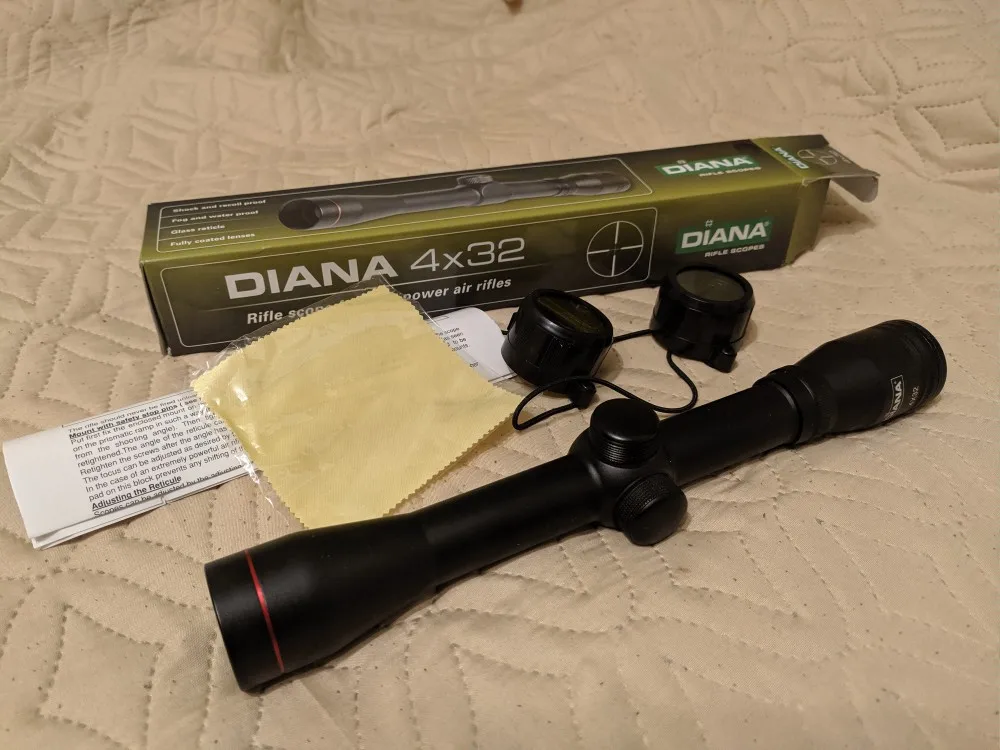Отзыв о товаре Оптический прицел DIANA 4x32, оптический прицел с двойным перекрестием, тактический прицел от пользователя Покупатель 