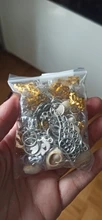 Anillo para el pelo de plata y oro para mujer, accesorio para el pelo con cuentas, amuleto de tubo amuleto, accesorio para extensiones, 80/90/100 Uds.
