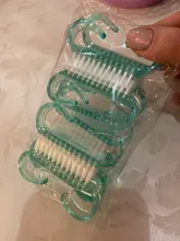 Cepillo para limpieza de uñas, herramientas de manicura de decoración de uñas, accesorios acrílicos, 10 Uds.