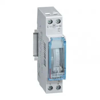 

Legrand Programmable time switch - vert. dial - daily prog. - 100h working reserve Switch and Key Accessories / Switch Switches