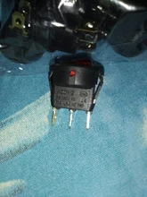 Promotion!10pcs Red Light ON-OFF SPST Round Rocker Switch 220v 12v