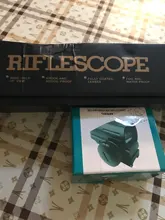 Fire Wolf-Mira iluminada telémetro para caza, rifle de retícula holográfica, visor de 4 retículas, láser rojo de 20 mm, ideal cacería, 4-12x50