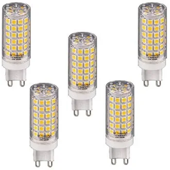 

LED bulb G9 220V 3000K yellow light 9W (5-units) [Energy Efficiency Class A +]