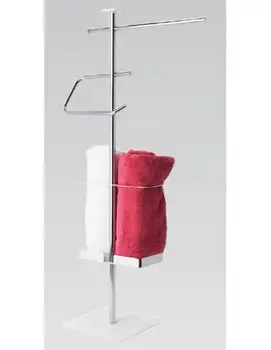 

TOWEL RACK STAND WITH STORAGE