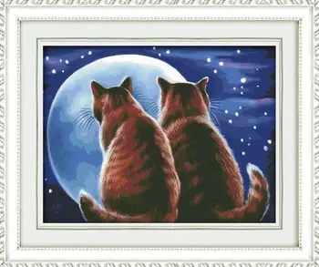 

1340 mosaic Cristal 'loving koty', 50*40 cm