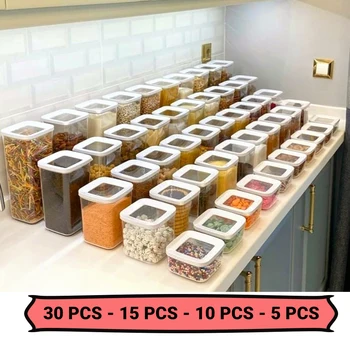 30 Pcs Kitchen Storage Boxes