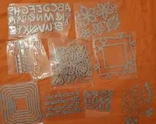 Die-Cuts Album Scrapbooking Decors Embossing-Metal-Cutting-Dies Letters Alphabets 
