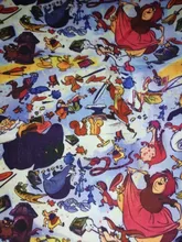 Fabric Pizza-Print Sewing Needlework-Material Food Handmade Patchworktissue Polyester Cotton