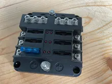 Fuse-Box-Holder Trike Marine Cover Plastic 32V 12V with LED Indicator-Light 6-Ways 