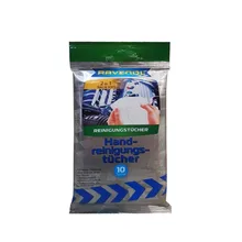 Салфетки влажные RAVENOL для рук(10 шт.) арт. 1360704-001-02-00