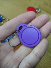 Tarjeta IC UID 13,56 MHz, 10 Uds., llaveros inteligentes cambiables, 1K, S50, bloque de Control de acceso RFID, regrabable por Sector