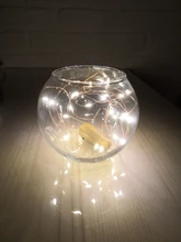 Bottle-Stopper Garland Led-String-Lights Glass-Craft Holiday-Decoration Copper-Wire Fairy