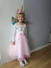 Christmas Unicorn Dress Easter Princess Dress Kids Dresses For Girls Costume Children