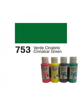 

SILK COLOR BASIC GREEN CINNABAR POT 60 ML WITH CAP HINGE BRAND VALLEJO
